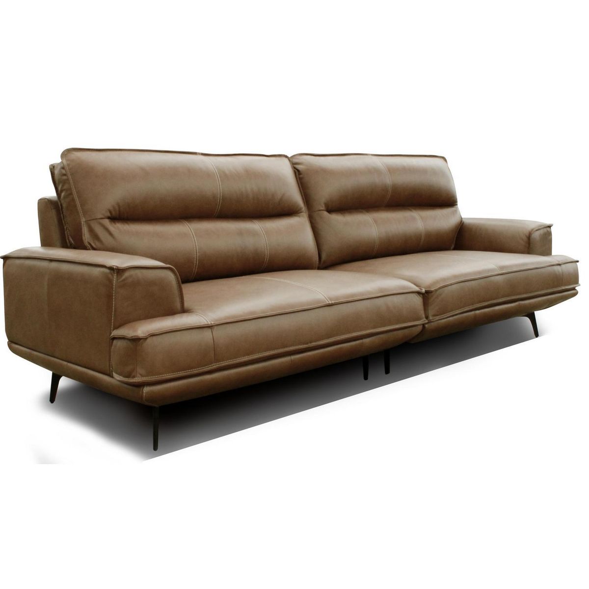 DECOCASA - Sofá 2 cuerpos 3061 220x93x93 cm Capuccino