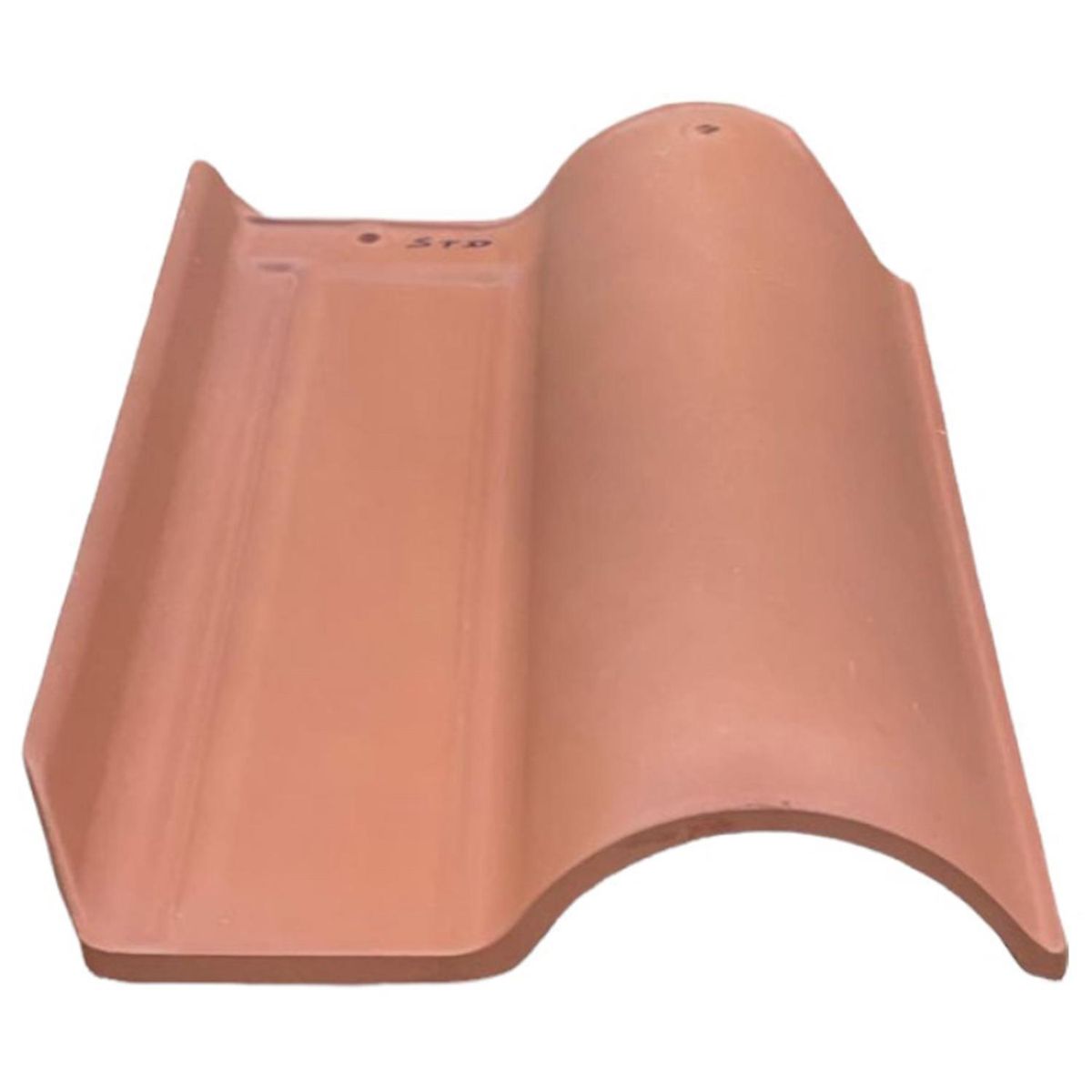 CEJATEL - Teja Colonial Wave Cerámica 27x42 cm 10 mm Café