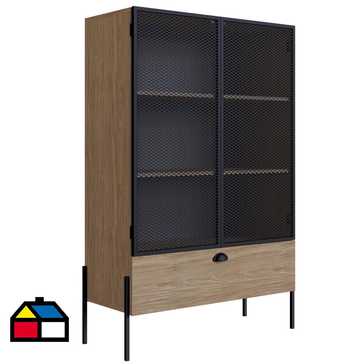 DECOCASA - Vitrina de Color Café