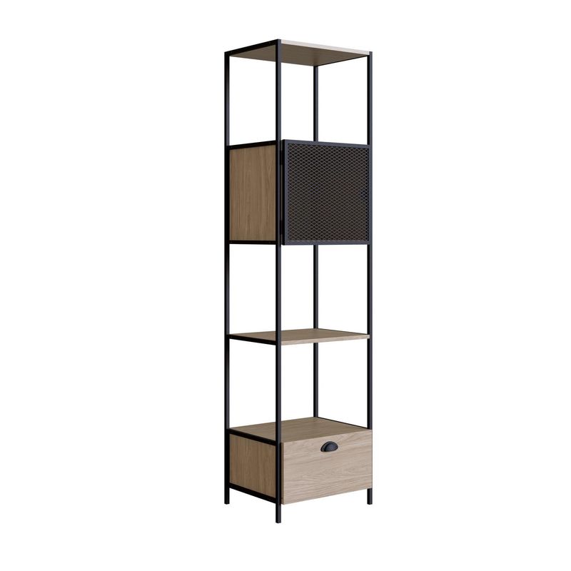 DECOCASA - Estante MDF 4 Nivel(es) 180x46.5x37.5 cm Café