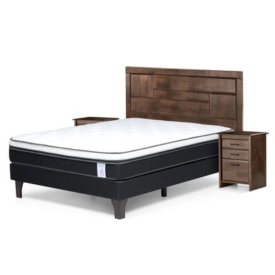 Imagen 2 del producto Cama 2 plazas Europea New Style 6 Blanco