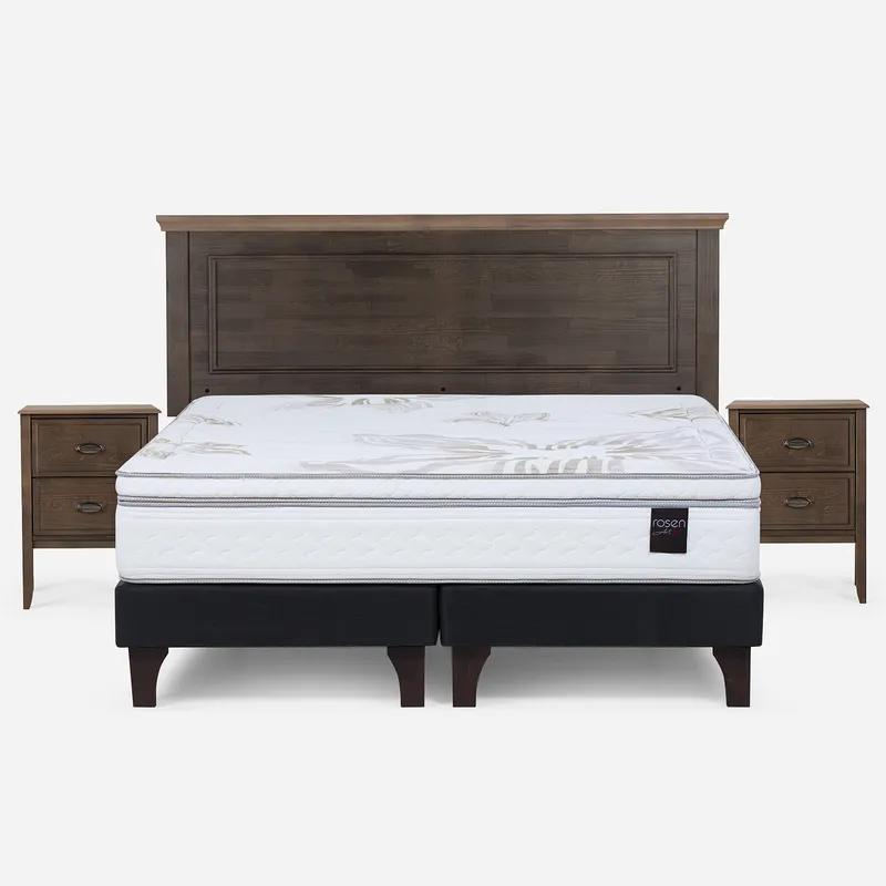 ROSEN - Cama King Europea Art 4 Blanco