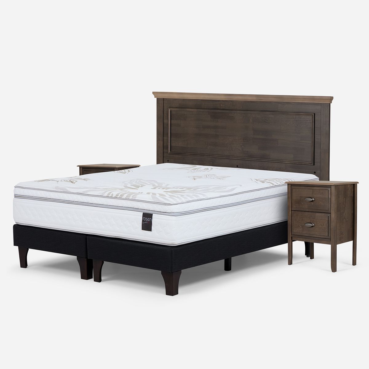 ROSEN - Cama King Europea Art 4 Blanco