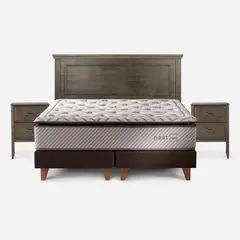 ROSEN - Cama Nest 2 plazas Blanco