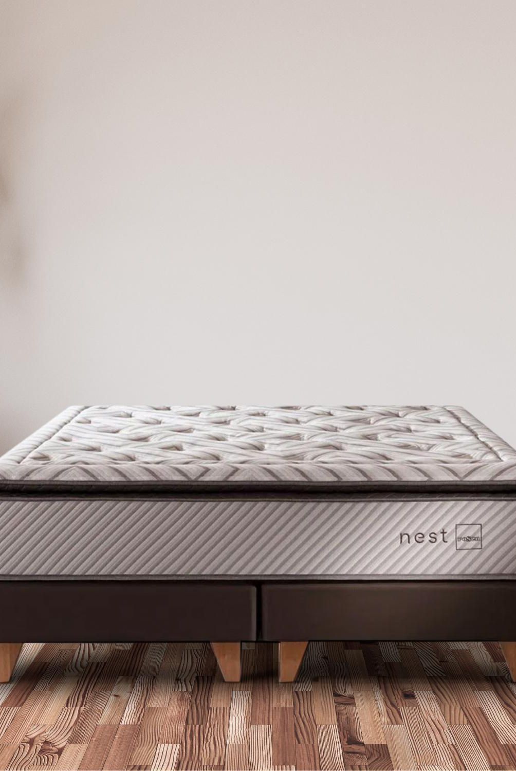 ROSEN - Cama 2 Plazas Europea Nest Blanco