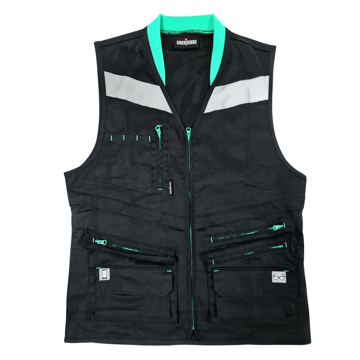 UBERMANN - Chaleco geologo patriot mujer azul t xl