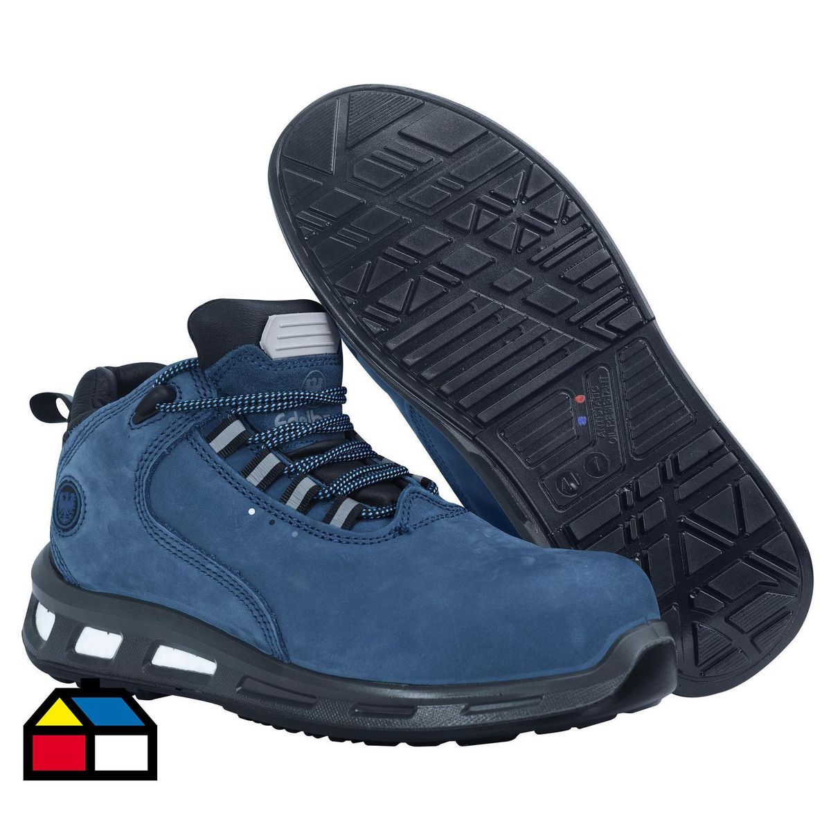 EDELBROCK - Zapato de Seguridad Hombre ED 106 Wpa Blue