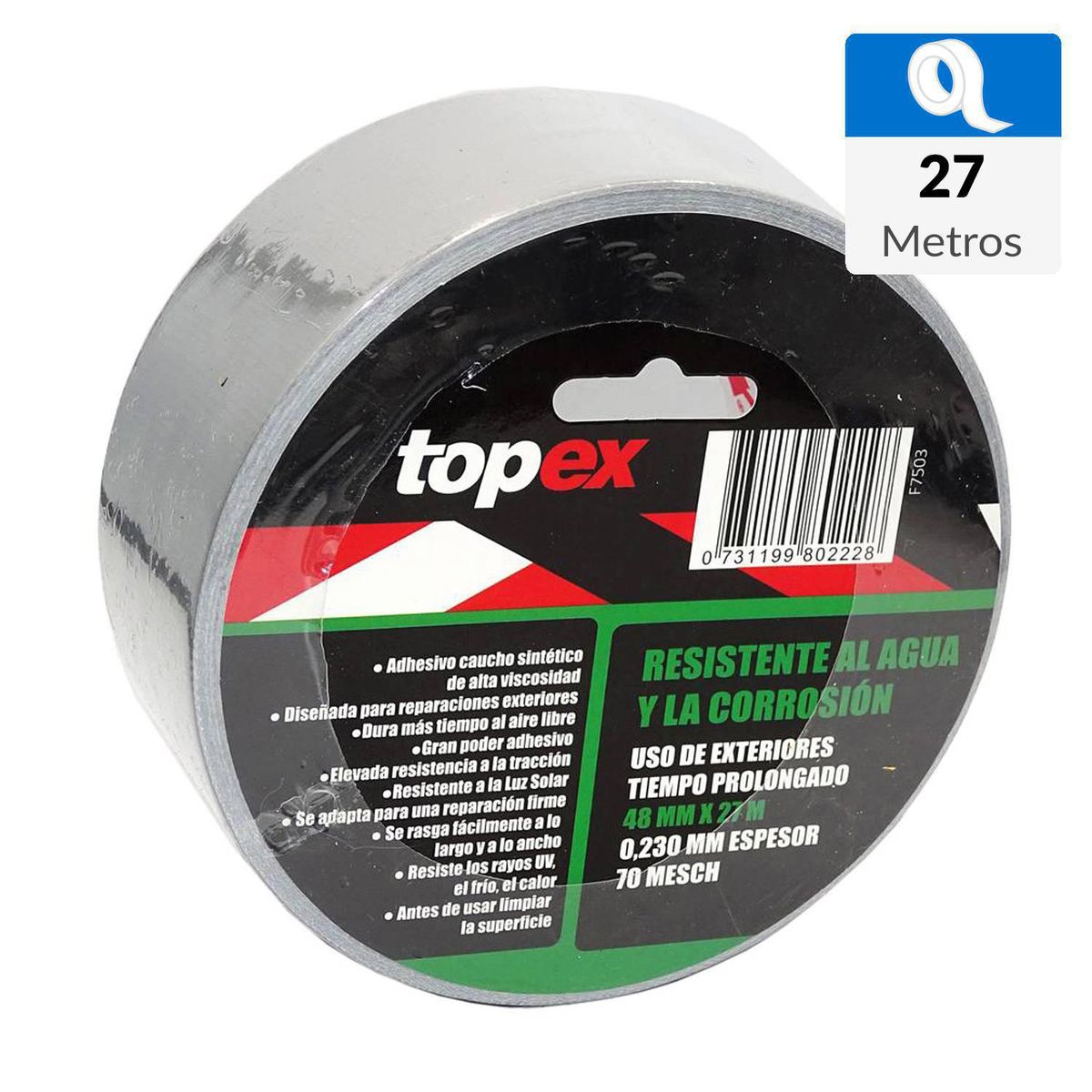 TOPEX - Cinta tela clima 48mm x 27m