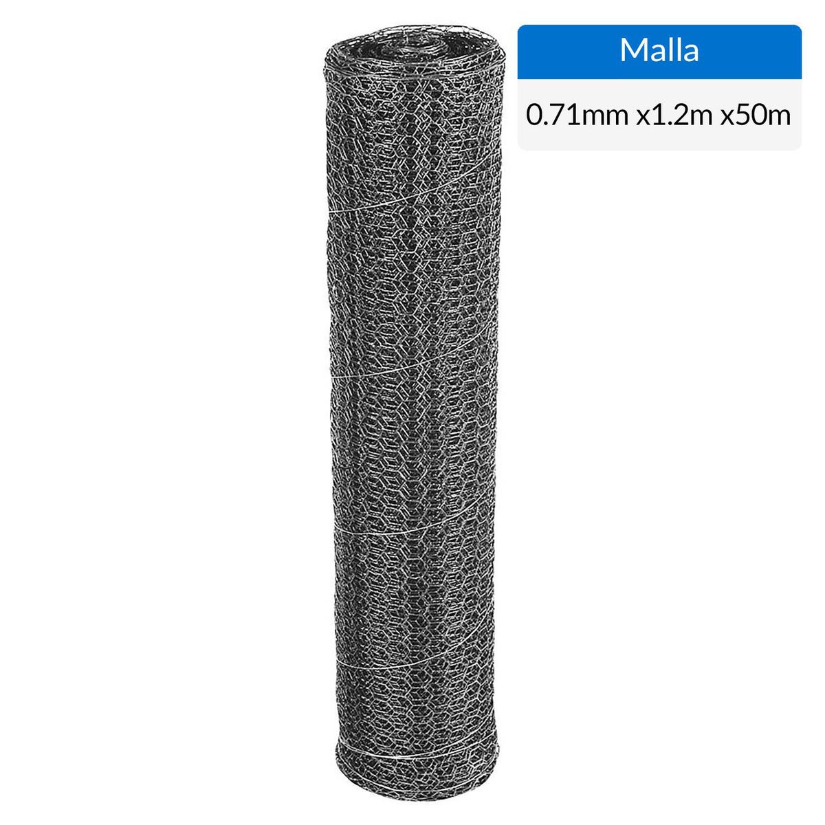 VECTOR - 1.2x50 m Malla 3/4'' hexagonal galvanizada