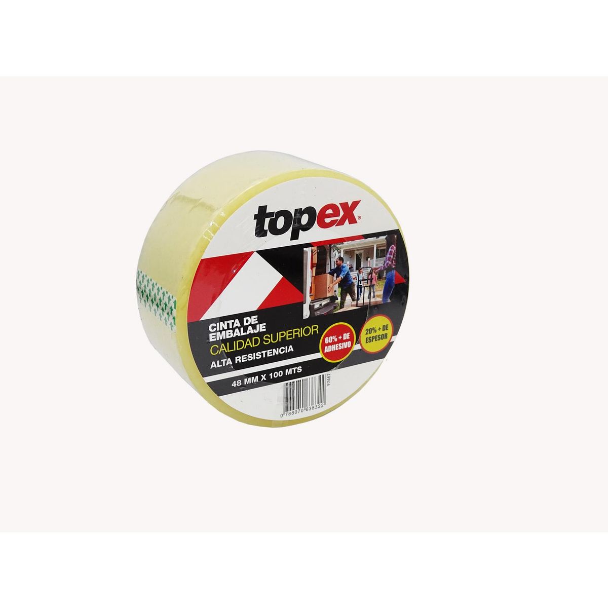 TOPEX - Cinta embalaje super 48mm x 100m