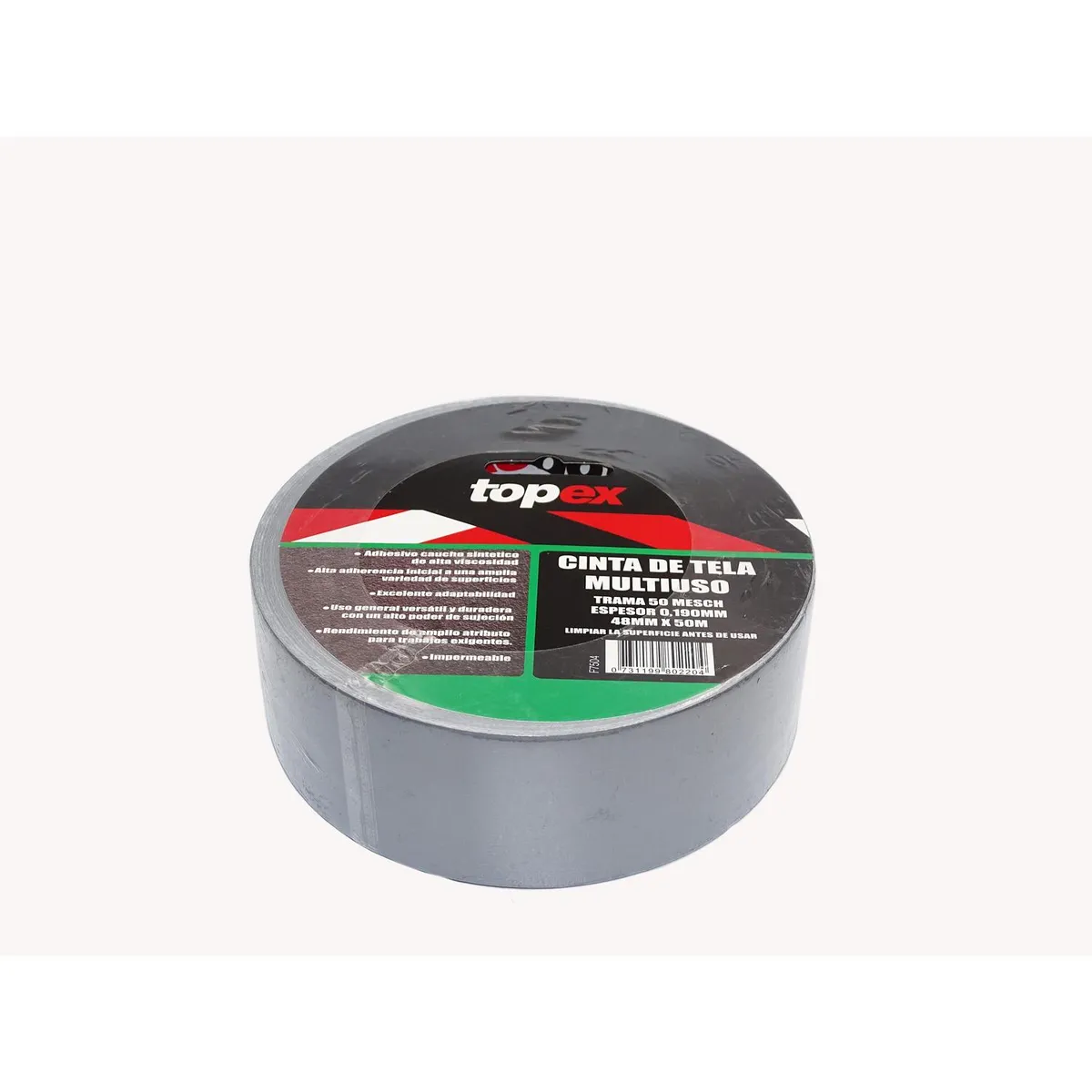 TOPEX - Cinta tela adhesiva profesional 48mm x 50m