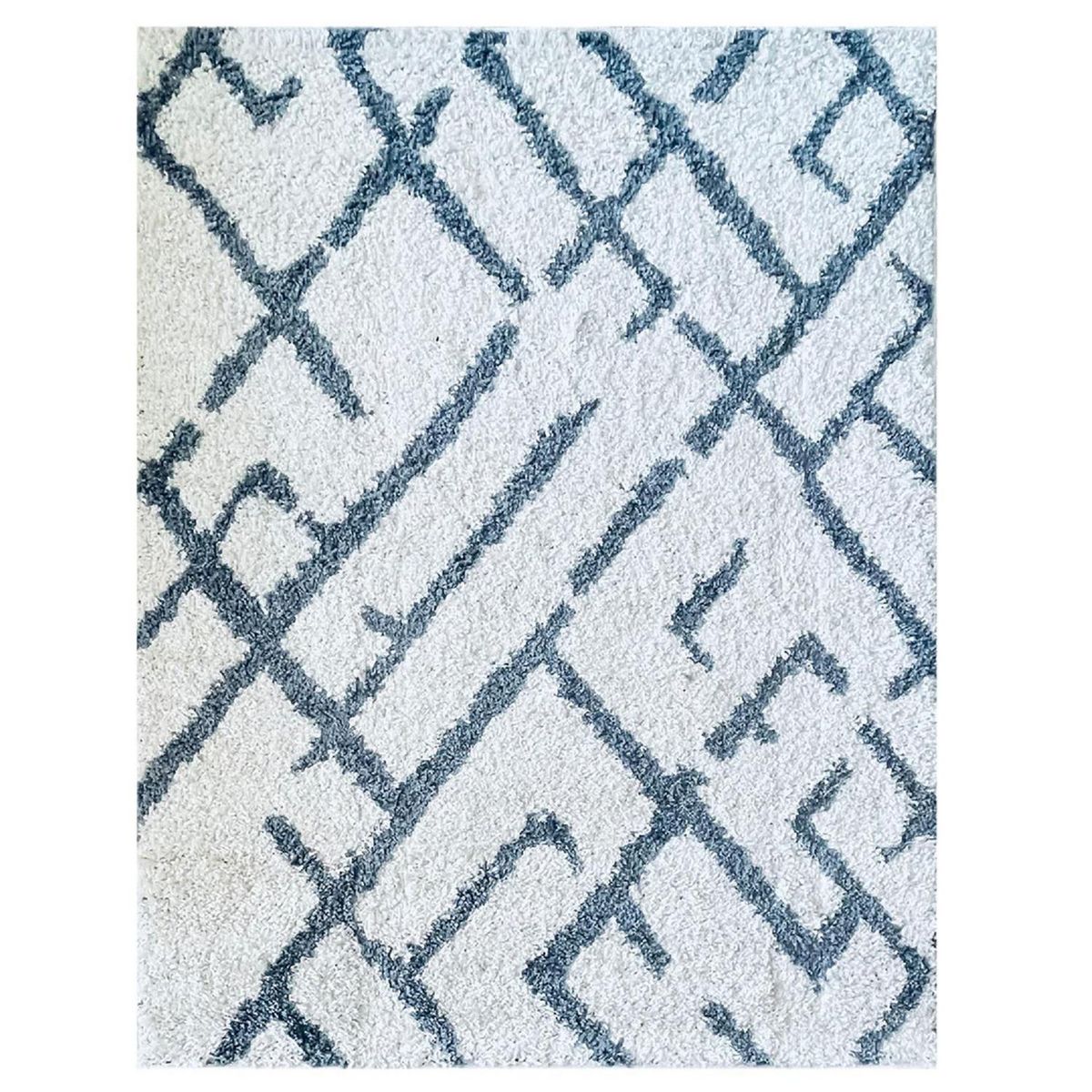 IDETEX - Alfombra Shaggy Gardenia 150x200 cm Poliéster Snow