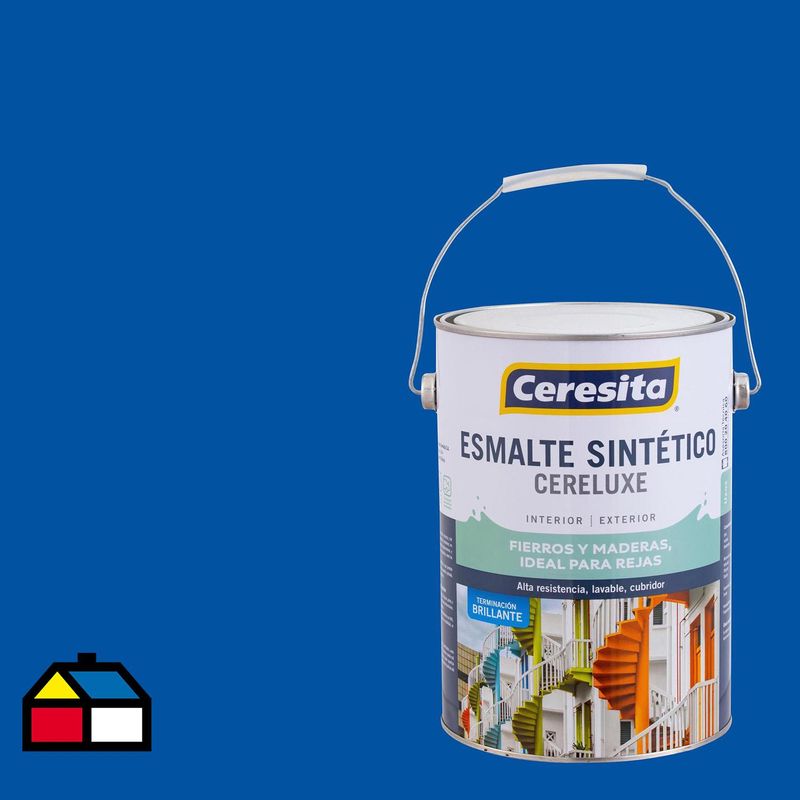 CERESITA - Esmalte Sintético Brillante 1 galón(es) Azul