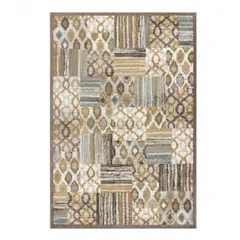 IDETEX - Alfombra heatset satchi nebula 57x90 cm azul