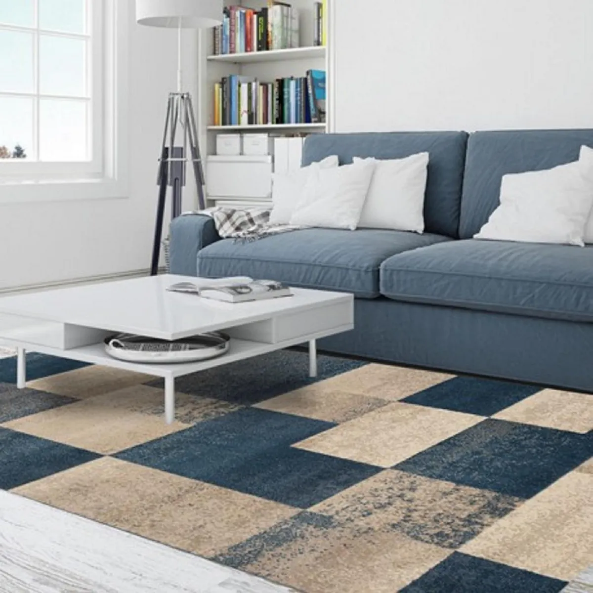 IDETEX - Alfombra Heatset Mavi 160x235 cm Poliéster Blue