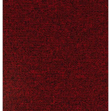 Alfombra boucl liso-Ibiza-rollo 5x4 mt - Rojo