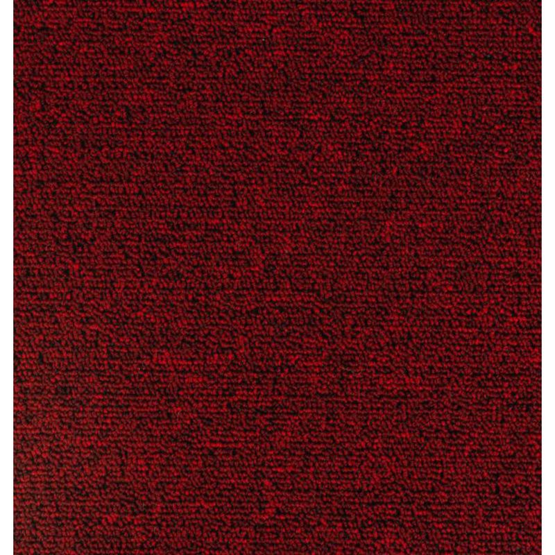 WINTER - Alfombra bouclé liso-Ibiza-rollo 5x4 mt - Rojo