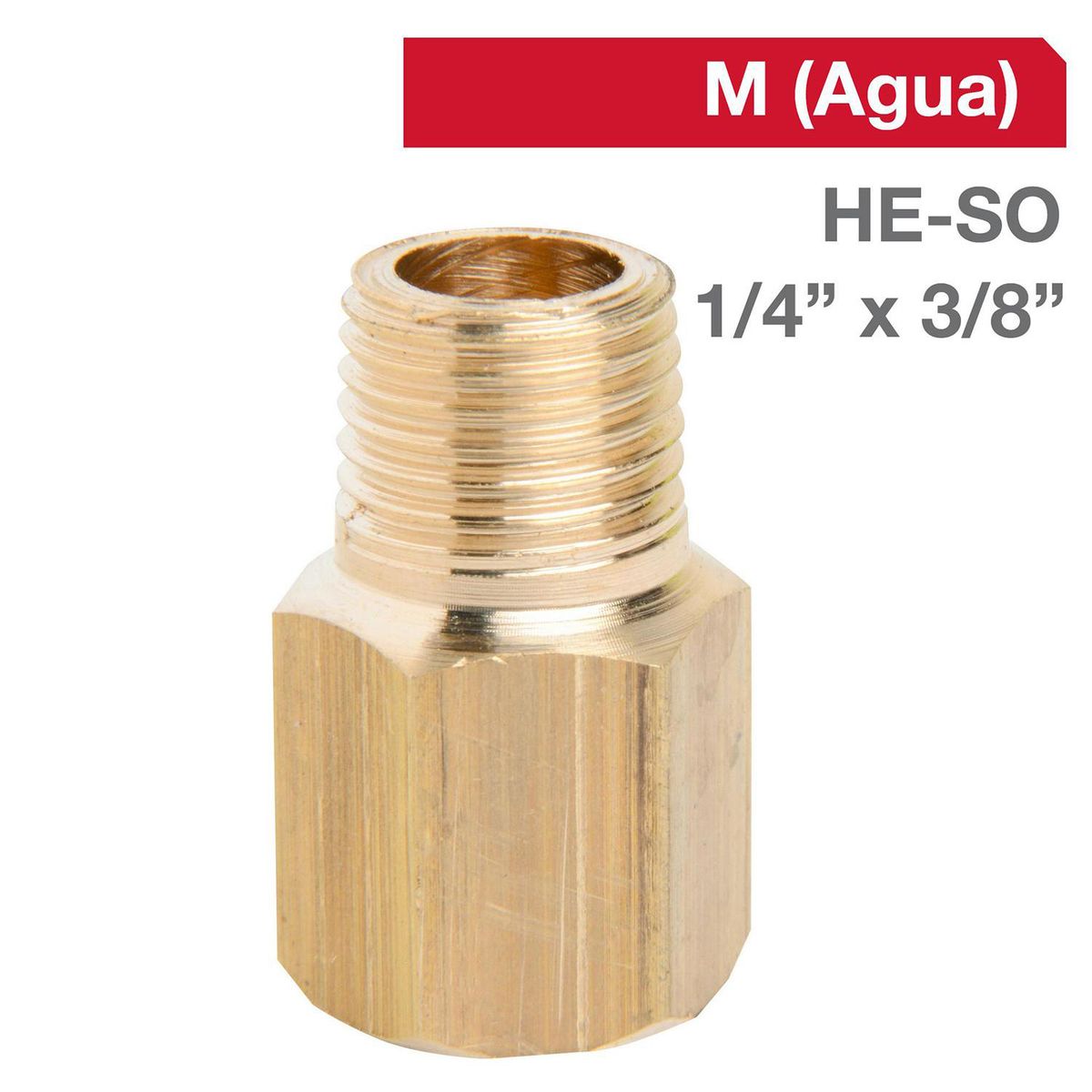 GRIFESA - Unión Bronce HE/SO 1/4" x 3/8" 1u
