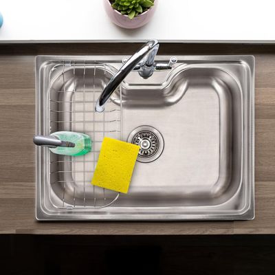 Imagen 2 del producto Lavaplatos Empotrado con Cesta Accesorio 1 Cubeta(s) 60x21x45 cm Acero inoxidable