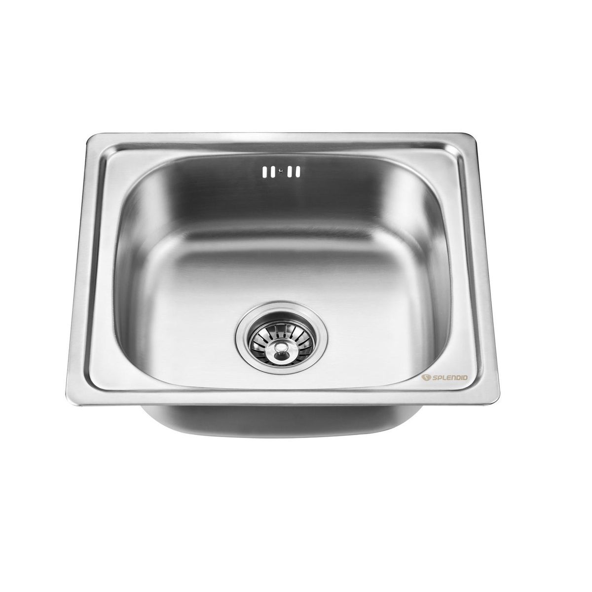 SPLENDID - Lavacopas Empotrado 1 Cubeta(s) 46x16x40 cm Acero inoxidable