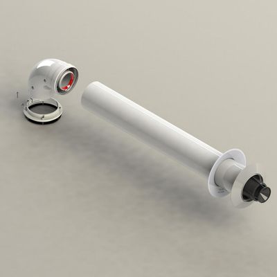 Imagen 2 del producto Kit Ducto 60/100 Mm Tiro Forzado Cámara Estanca