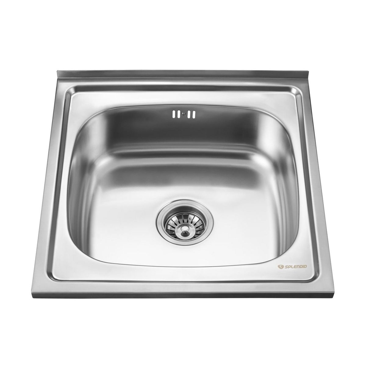 SPLENDID - Lavacopas Sobreponer 1 Cubeta(s) 50x16x50 cm Acero inoxidable