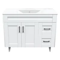 Kit Mueble Vanitorio Blanco 80x100x47 cm BM-DELUXE-100SK