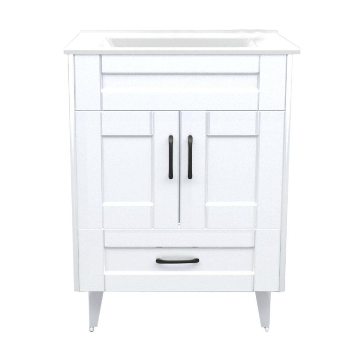 DOMSA - Kit mueble vanitorio Deluxe B60SK P blanco 60 cm