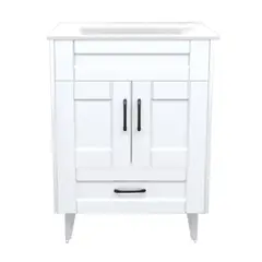 DOMSA - Kit mueble vanitorio Deluxe B60SK P blanco 60 cm