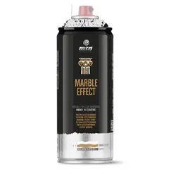 MONTANA COLORS - Pintura Efecto Mármol en Spray Mate Negro 400ml