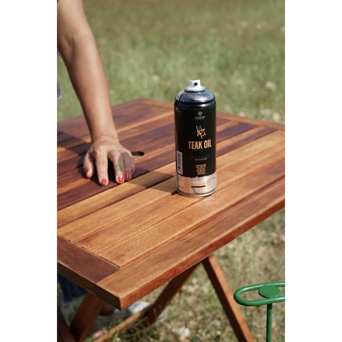 MONTANA COLORS - Aceite de Teca Spray 0.4 l Satinado incoloro