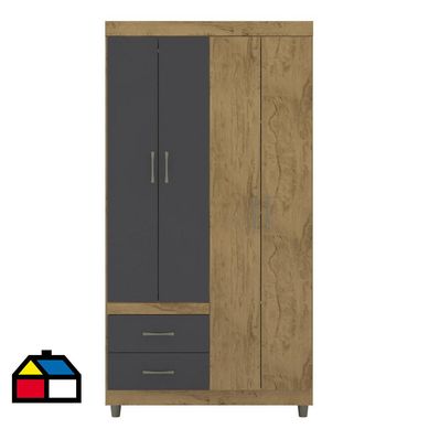 Closet 4 puertas Freijo/carbn