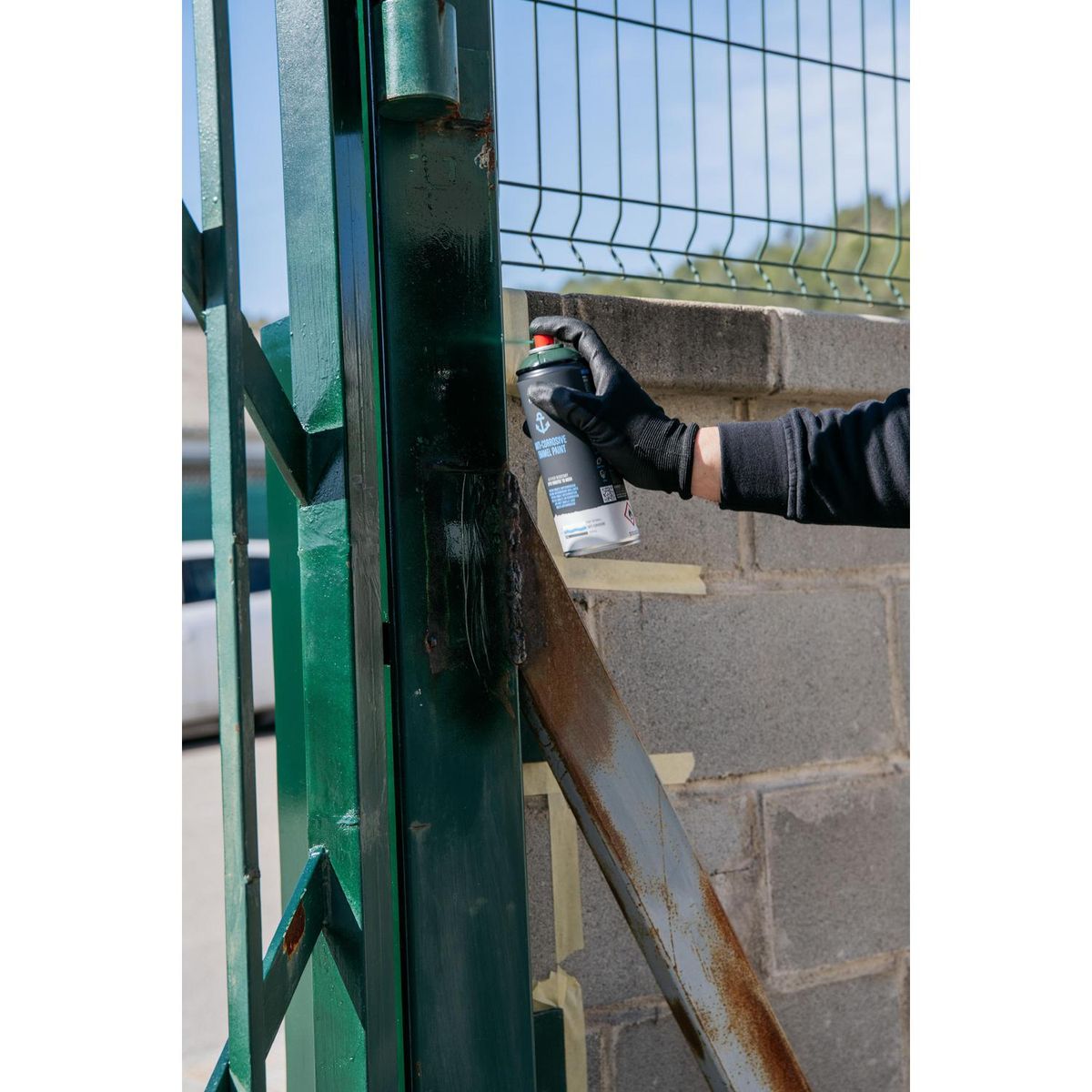 MONTANA COLORS - Pintura Anticorrosiva Spray 0.4 l Brillante verde