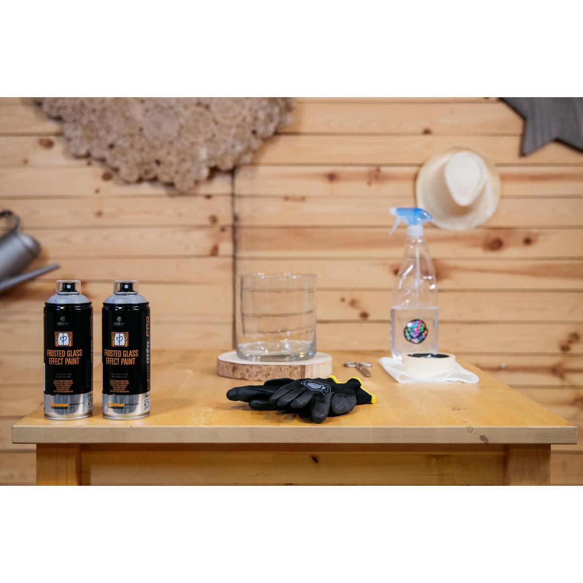 MONTANA COLORS - Pintura Efecto Vidrio Esmerilado Spray Spray 0.4 l Mate Translúcido