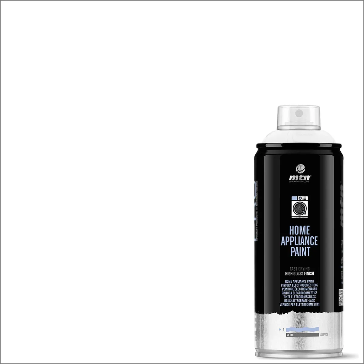 MONTANA COLORS - Pintura para Electrodomésticos Spray 0.4 l Brillante blanco