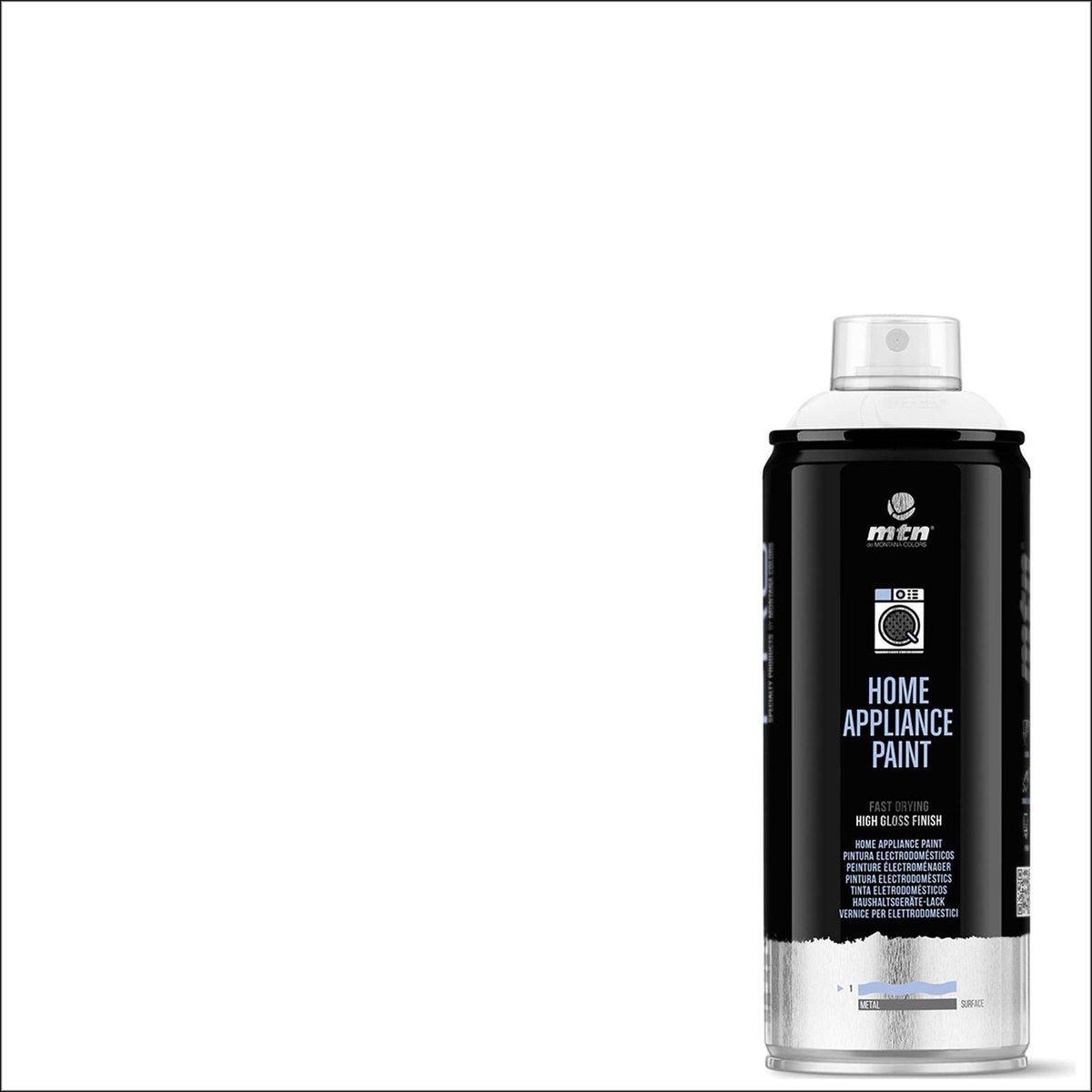 MONTANA COLORS - Pintura para Electrodomésticos Spray 0.4 l Brillante blanco