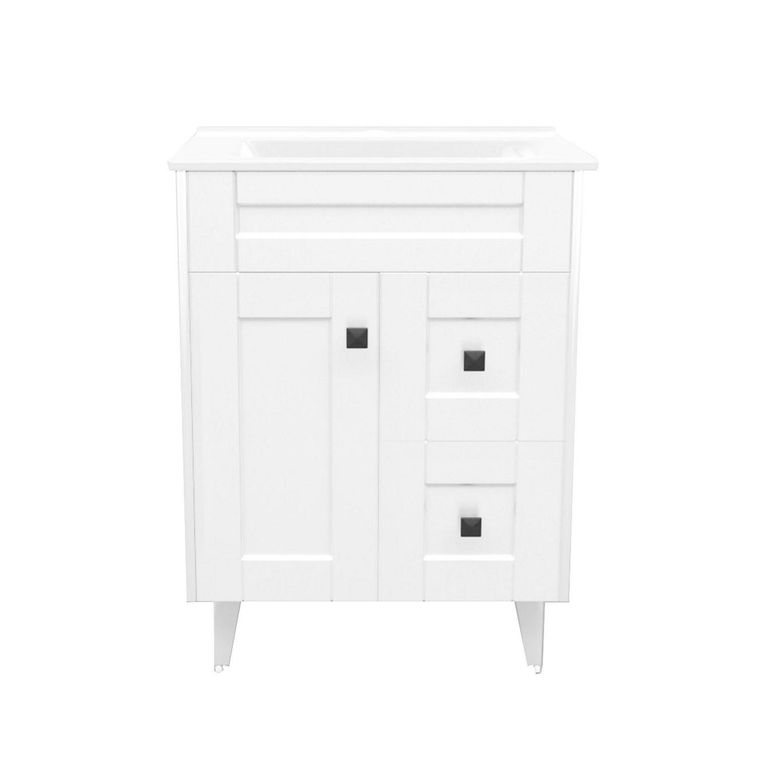 Kit mueble vanitorio Deluxe N60SK P blanco 60 cm