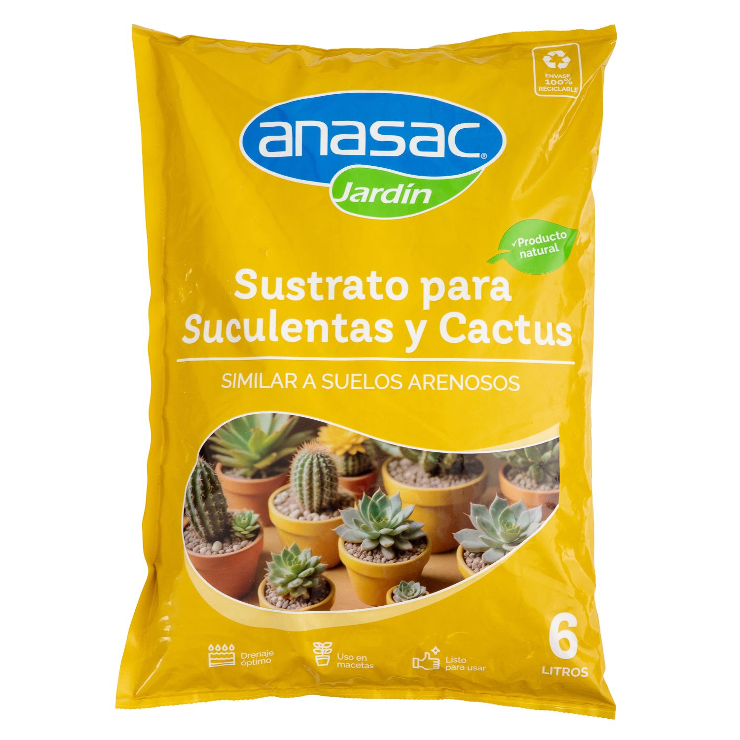 Sustrato para suculentas y cactus 6 l | Sodimac Chile