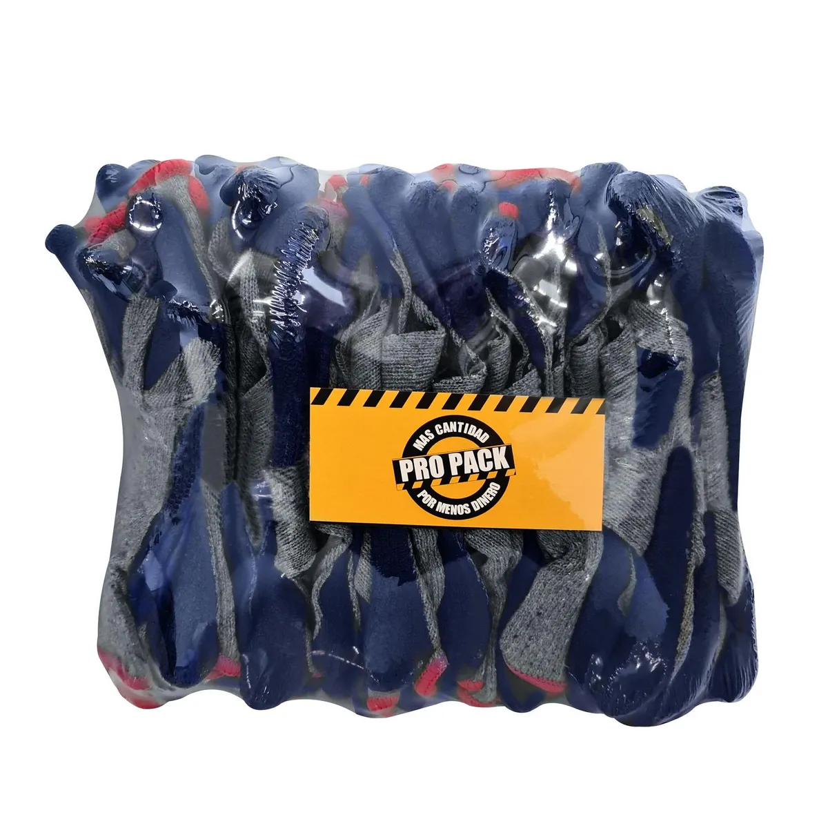 REDLINE - Guantes Pack 20 Pares Forte Basic de Fibra Sintética L Gris/azul