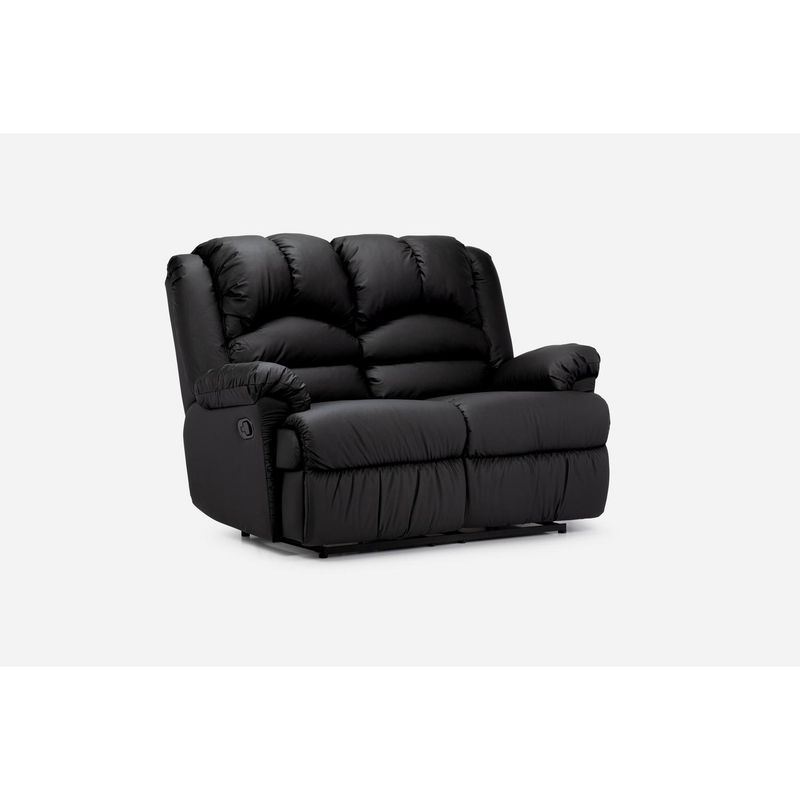 ROSEN - Sofá 2 cuerpos Jarrie 150x100x88 cm Negro