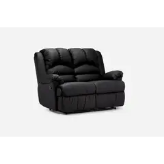 ROSEN - Sofá 2 cuerpos Jarrie 150x100x88 cm Negro