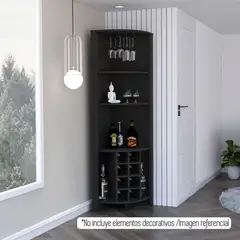 TUHOME - Bar Esquinero Essential 49x180.6x49 cm Wengue