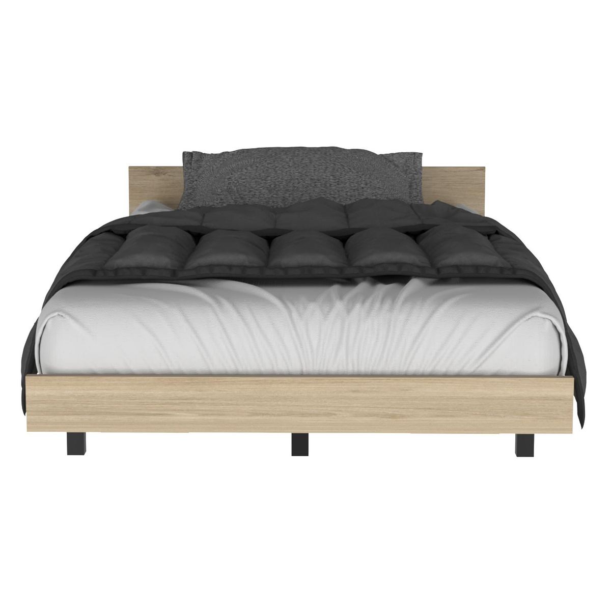 TUHOME - Base cama 1.5 plazas 120x212.5x51.6 cm