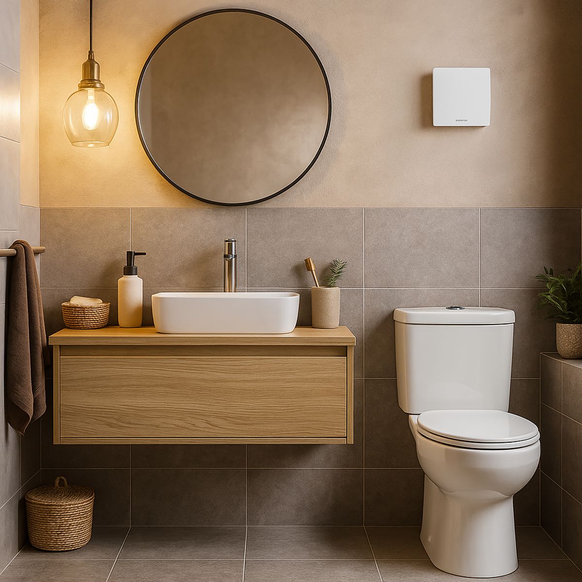 BRIGGS - Extractor aire techo 4" 12v con sensor