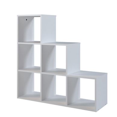 Estante 6 Nivel(es) 91x98x29.5 cm Blanco