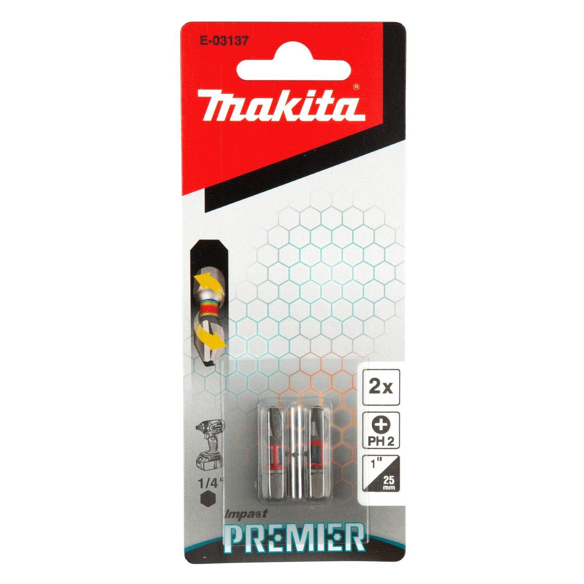 MAKITA - Punta de torsión impacto PH2 25mm