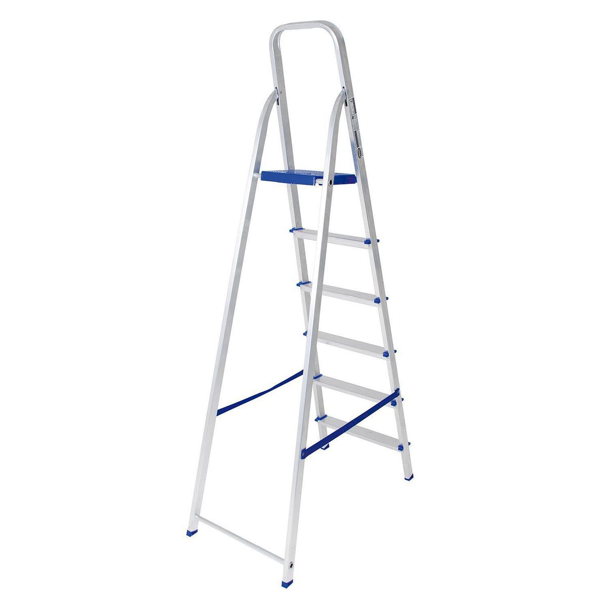 MALETEK - Escalera aluminio tijera 6 peldaños