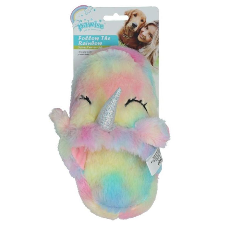 Juguete perro rainbow pantufla