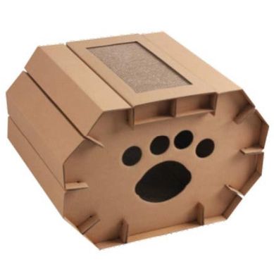 Rasguador gato house 2 en 1