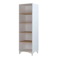 SILCOSIL - Repisa Mood Melamina 5 Nivel(es) 56.3x180x47 cm Blanco/Madera